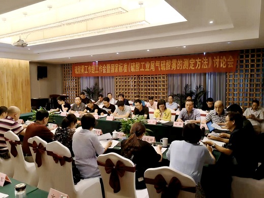 中国硫酸工业协会在铜召开两项国家标准修订研讨会